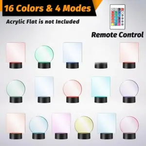 Multi-Color LED Lamp Base for Atmosphere Settings 23 S12d72a4cc4f24e9e83a5c6c7f9b3e7c2T 4