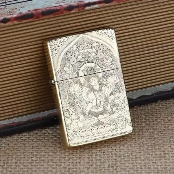 ZORRO Copper Windproof Kerosene Lighter - Image 18