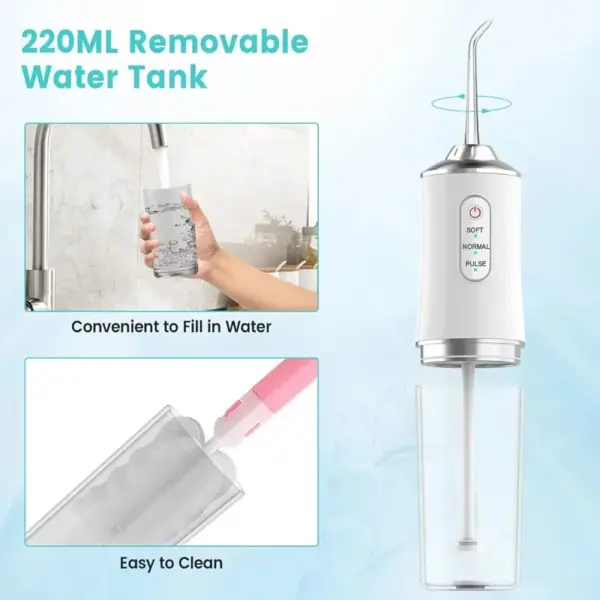 Xiaomi MIJIA Electric Water Flosser 240ml Waterproof - Image 2