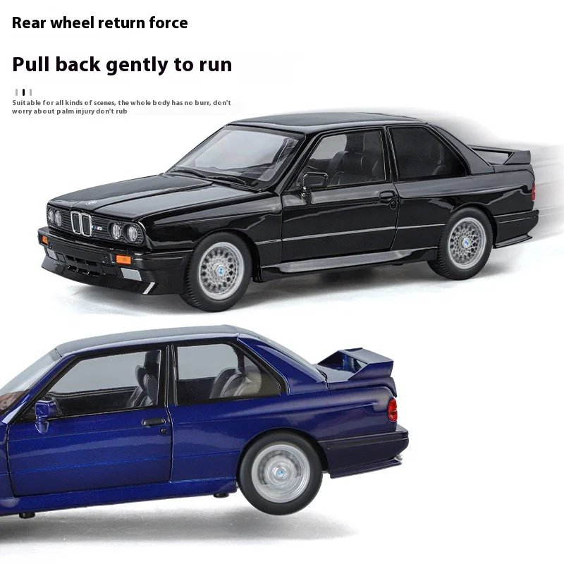 1:24 BMW M3 1988 Diecast Alloy Car Model 4 1:24 BMW M3 1988 Diecast Alloy Car Model - Image 4