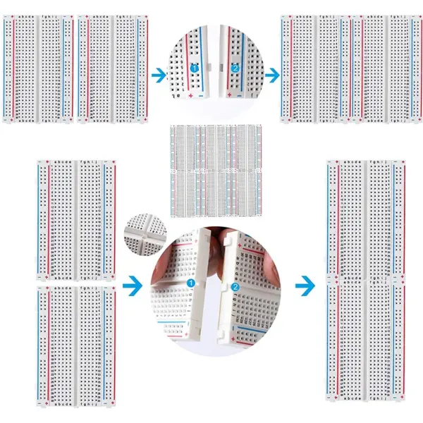 MB-102 Breadboard Kit with 830 Tie-points - Image 6