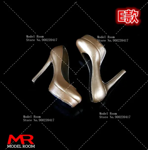 1/6 Scale Fashion Girl High Heel Shoes Model - Image 3