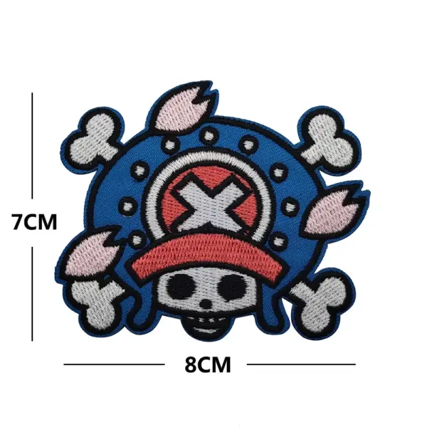 Lvfei Pirate Embroidered Hooks and Loop Badges - Image 3