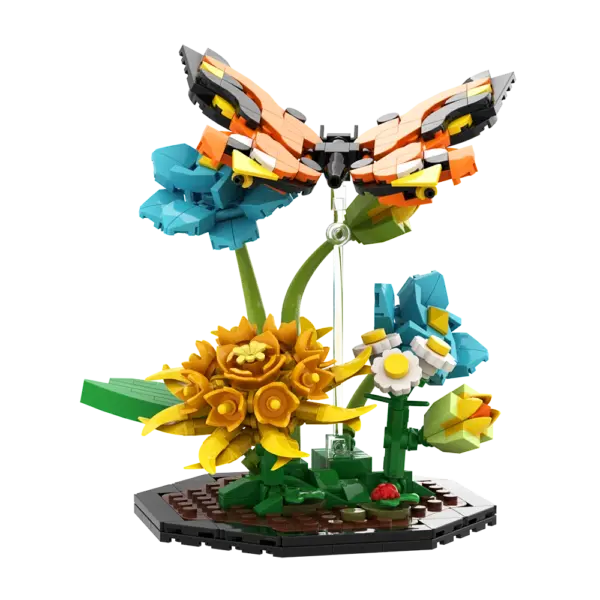 Honeybee Butterfly Dragonfly Building Blocks Set for Adults - Image 7