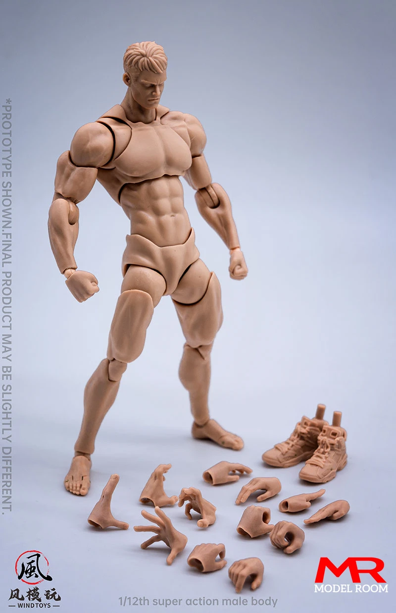 Wind Toys 1/12 Male Action Figure Kit 8 Wind Toys 1/12 Male Action Figure Kit - Image 8