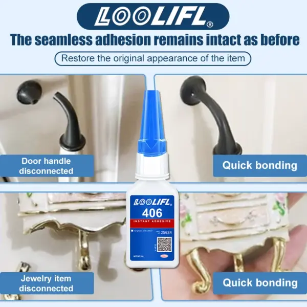 406 Super Glue 20ML Instant Adhesive - Image 5