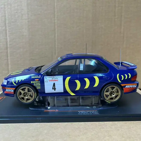 IXO 1:18 Subaru Impreza #4 1995 Diecast Model - Image 2