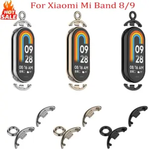 Metal Necklace Strap Pendant for Xiaomi Mi Band 8/9