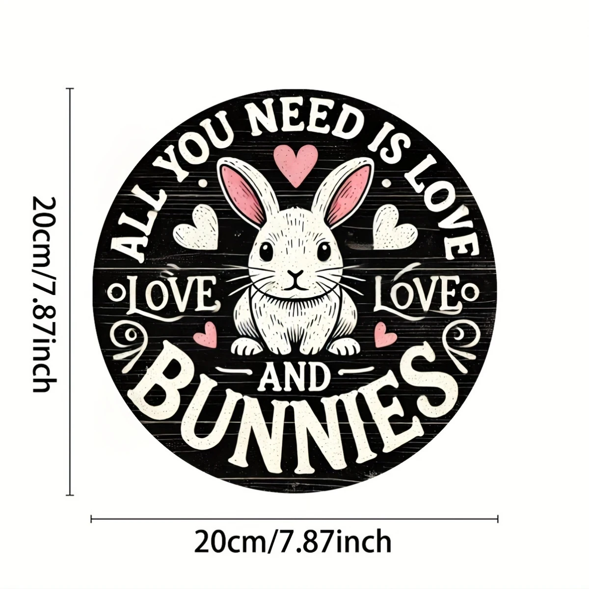 Farmhouse Wooden Easter Bunny Wreath 24 Farmhouse Wooden Easter Bunny Wreath - Image 24