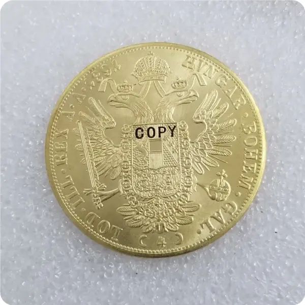 Austria 4 Ducat Gold Replica Coins 1873-1915 - Image 13
