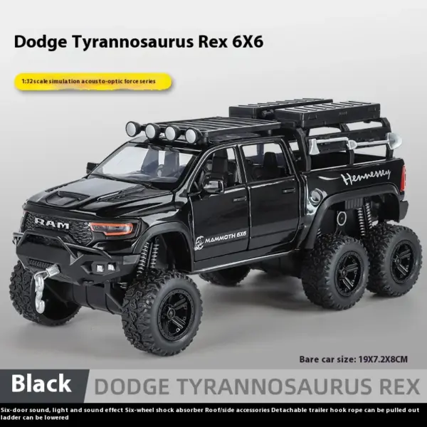 1:32 Dodge Mammoth 1000 Diecast Model SUV - Image 9