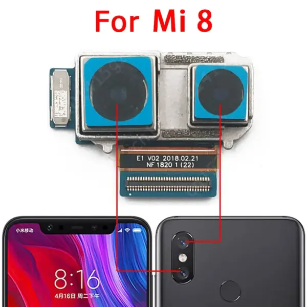 Xiaomi Mi 8 Lite Rear Front Camera Module Replacement - Image 2