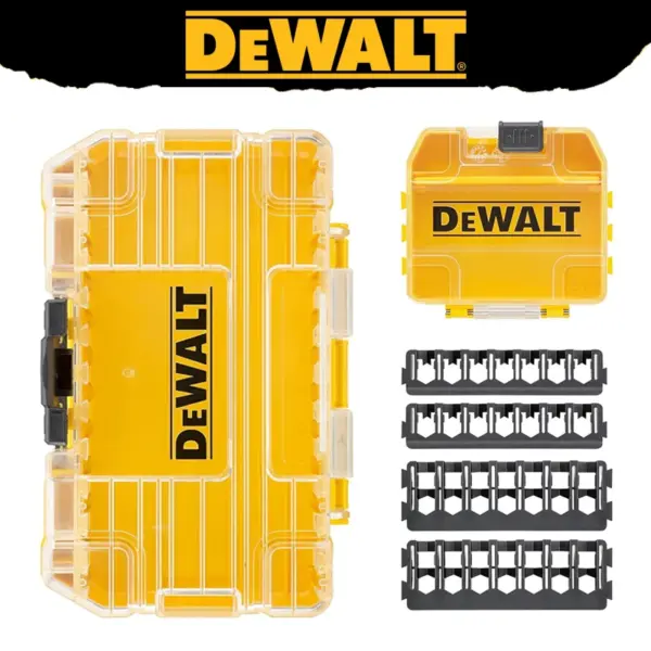 DEWALT TSTAK DT70801+Stackable Lockable Drill Bit Storage Box - Image 7