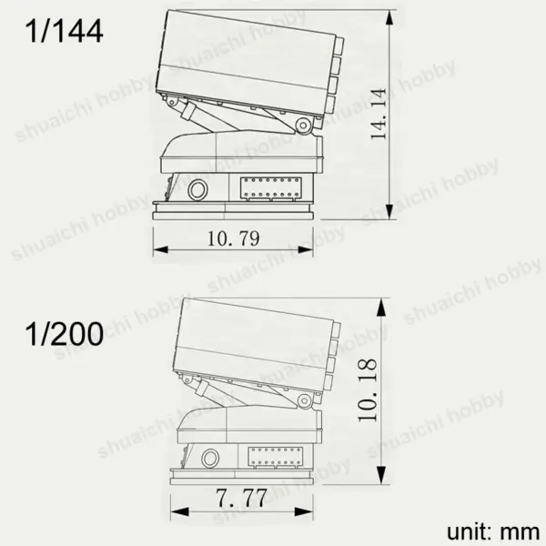 2PCS 1/72 Scale Naval Missile Launchers for Model Ships - Image 5