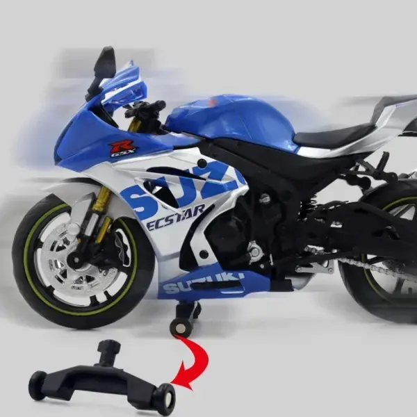 1:12 Scale Suzuki GSX R1000R Alloy Motorcycle Model - Image 5