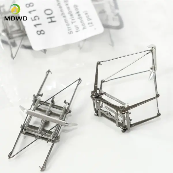 2pcs HO Scale 1:87 Electric Pantograph Assemblies - Image 5