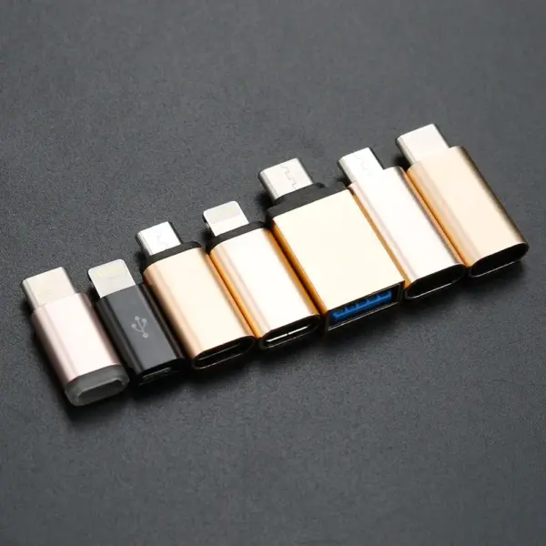 Micro USB to Type C & iOS Adapter for Smartphones - Image 3