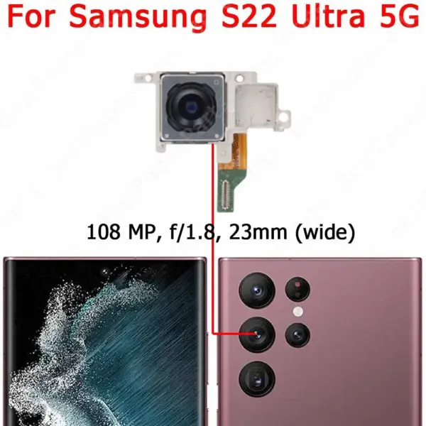 Samsung Galaxy S22+ Ultra S22+ Plus S906 Rear Camera Module - Image 5