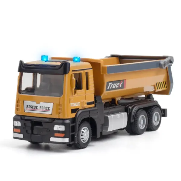 1:32 Scale Engineering Crane Dump Truck Model - Image 7