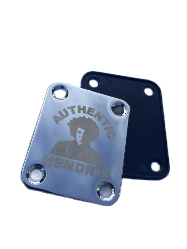 Hendrix Electric Guitar Connection Plate Chrome Hardware - Image 7