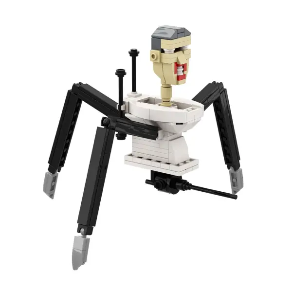 Gobricks Skibidi Toilet Man Building Block Set - Image 23