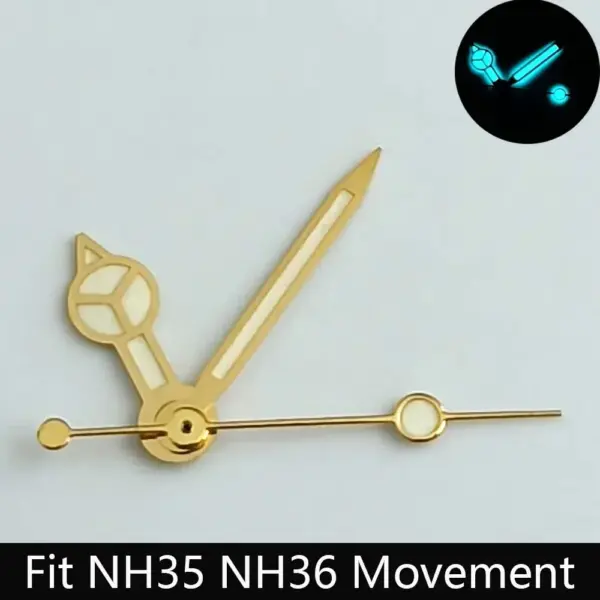 NH34/NH35 Caliber Watch Dial with Blue-Green Luminous Finish - Image 41