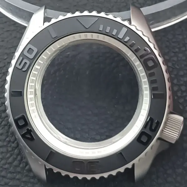 41.5mm Sapphire Crystal Watch Case for NH 35/36 Black Matte Finish - Image 69