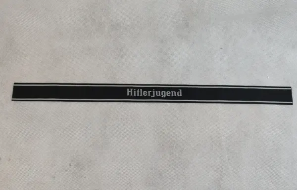 German WW2 Hitlerjugend Cuff Title Repro 2024 - Image 3