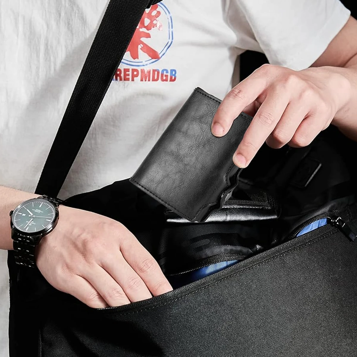 Rfid Carbon Fiber Wallet for Airtag Men 6 Rfid Carbon Fiber Wallet for Airtag Men - Image 6