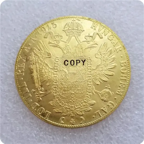 Austria 4 Ducat Gold Replica Coins 1873-1915 - Image 5