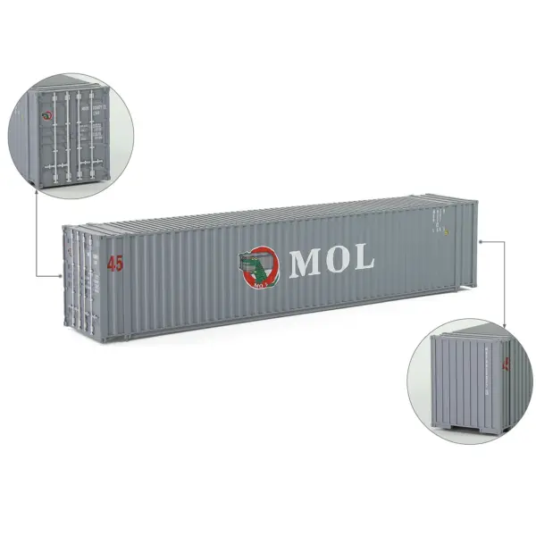 HO Scale 45ft Model Shipping Container C8745 - Image 17