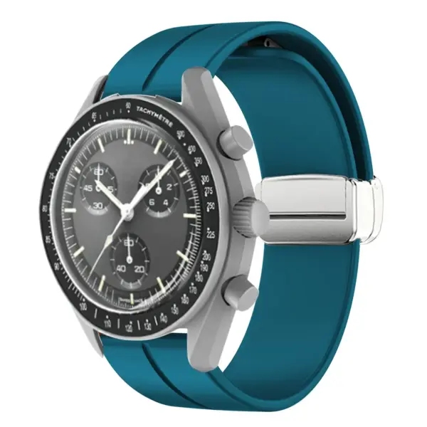 Silicone Strap for Omega MoonSwatch Planet Watch - Image 14