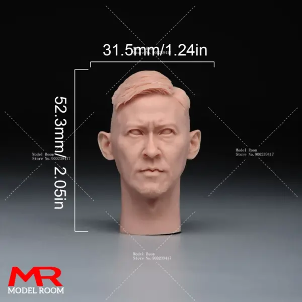 Unpainted 1/6 Leonardo Head Sculpt Model - Image 27