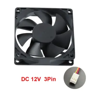 8025 8cm PC Cooling Fan 12V Silent 15 S170ebd1fcf104535ad57250c486bb04c3