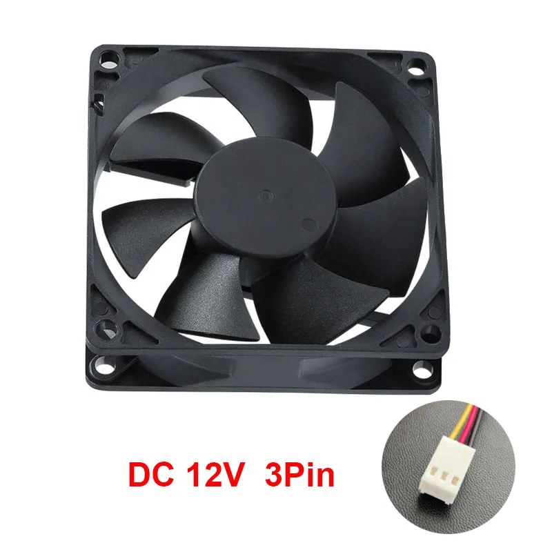 8025 8cm PC Cooling Fan 12V Silent 8 8025 8cm PC Cooling Fan 12V Silent - Image 8