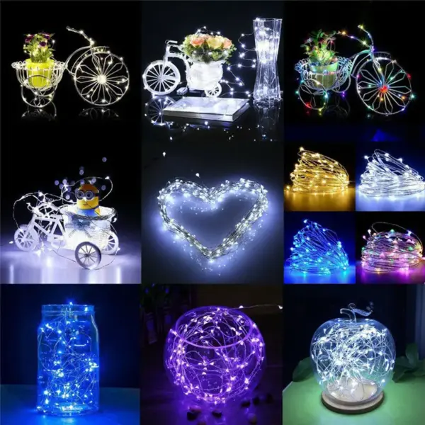 Copper Wire LED String Lights 5M for Festive Decor - Image 2