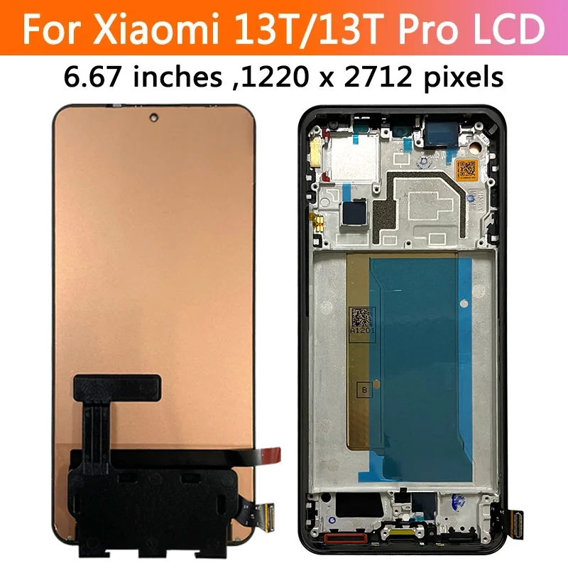 6.67 inches AMOLED Screen for Xiaomi 13T Pro 3 6.67 inches AMOLED Screen for Xiaomi 13T Pro - Image 3