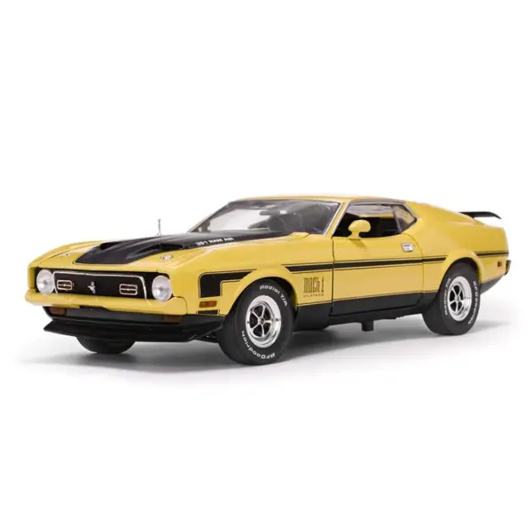 SunStar 1:18 Scale 1971 Ford Mustang Mach I Model - Image 9