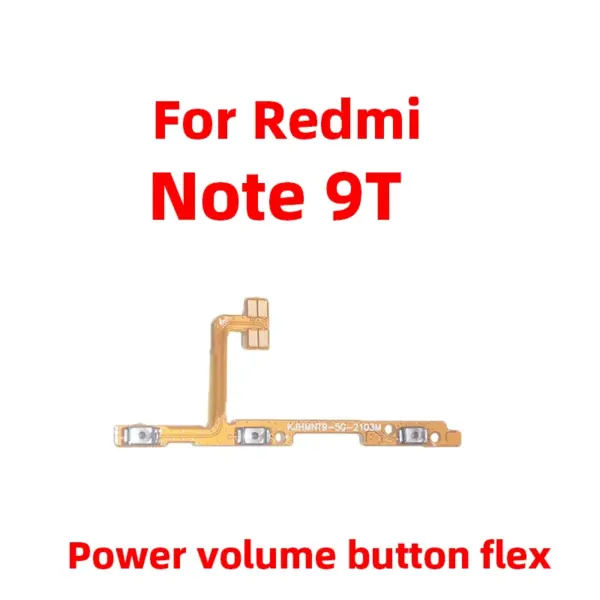 Original Xiaomi Redmi Note 9T Fingerprint Sensor Flex Cable - Image 4
