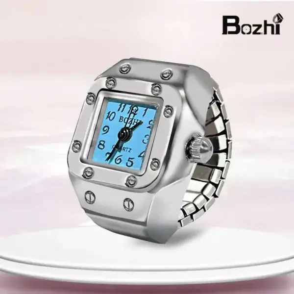 Vintage Punk Quartz Finger Watch Ring for Men Women - Image 11