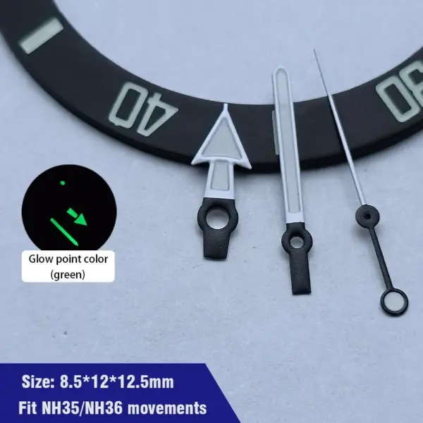 Green Luminescent Hands for NH35 NH36 Sports Watch - Image 28