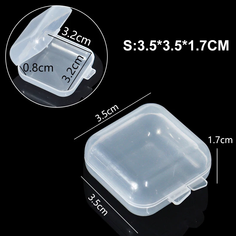 Mini Transparent Jewelry Storage Box Set 9 Mini Transparent Jewelry Storage Box Set - Image 9
