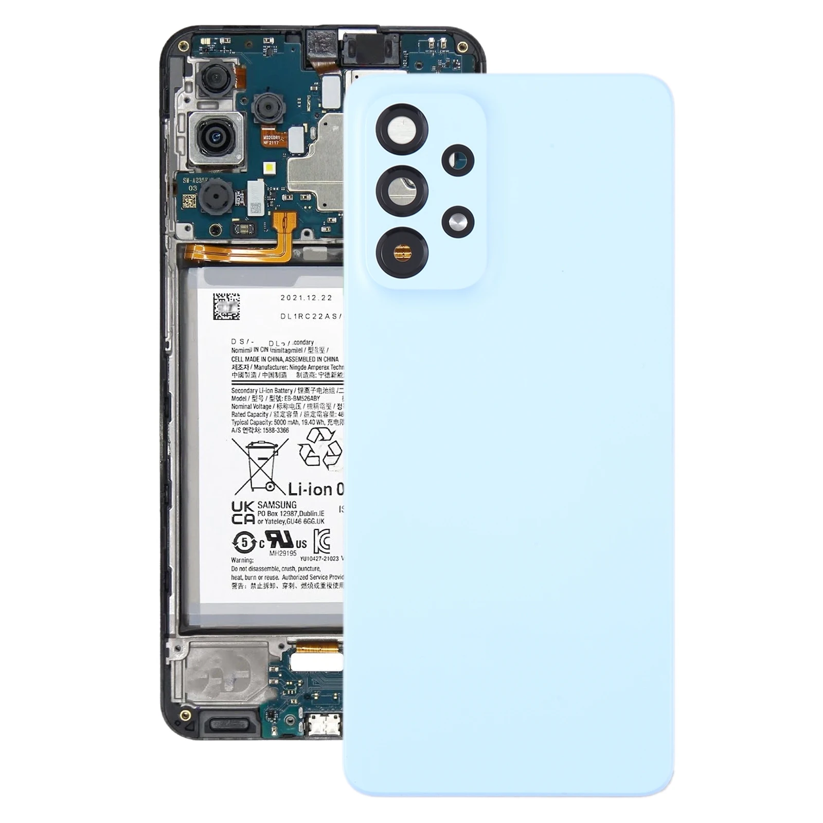 Samsung Galaxy A53 5G Battery Back Cover Replacement 6 Samsung Galaxy A53 5G Battery Back Cover Replacement - Image 6