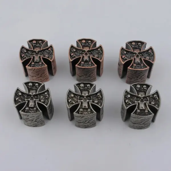 GUYKER Copper Guitar Knobs Cross Style Dual Color - Image 2