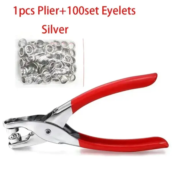 1/4 Inch Grommet Eyelet Plier and Punch Kit - Image 9