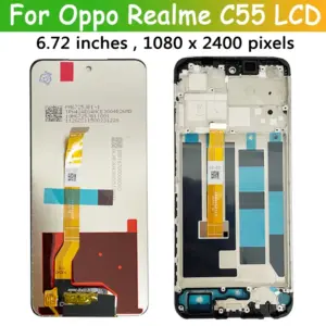 6.72 inches Tested LCD Screen for OPPO Realme C55 RMX3710 8 S18b6340531e44ee28d04b57b914b78d1S