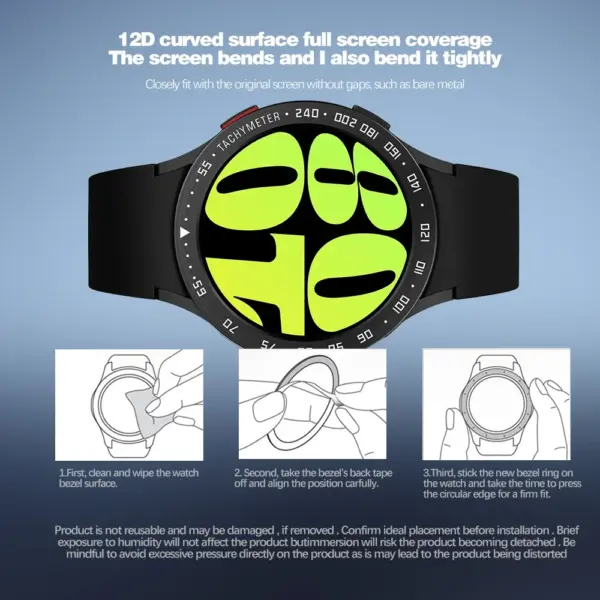 Metal Case Cover for Samsung Galaxy Watch 6 - Image 3