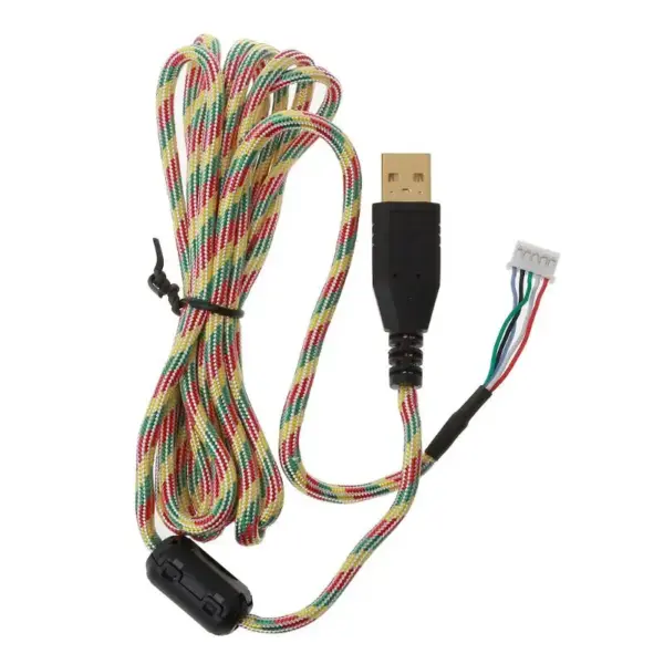 Durable 2m Nylon Braided Mouse Cable for A4Tech - Image 7