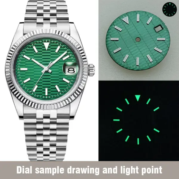 28.5mm Luminous Watch Dial for NH35/NH36/8215/2836 - Image 2