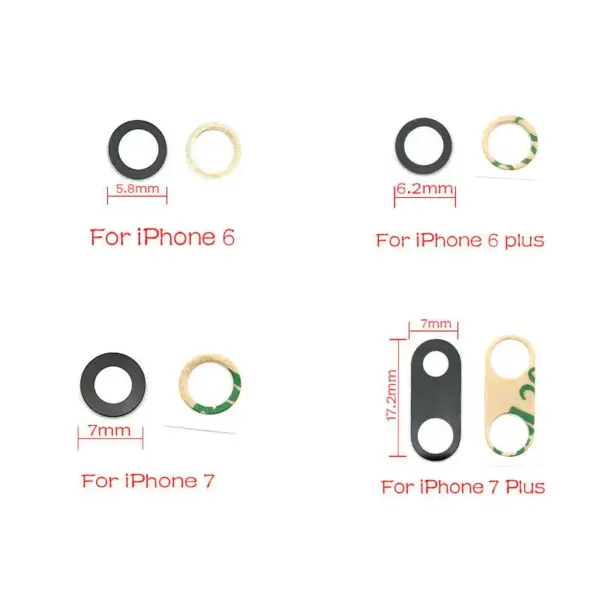 10 Pack iPhone Rear Camera Lens Replacement - Image 6